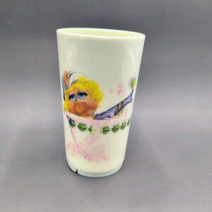 Muppets Miss Piggy Kermit Deka Plastic Tumbler Drink Glass Bathtime Small 4"